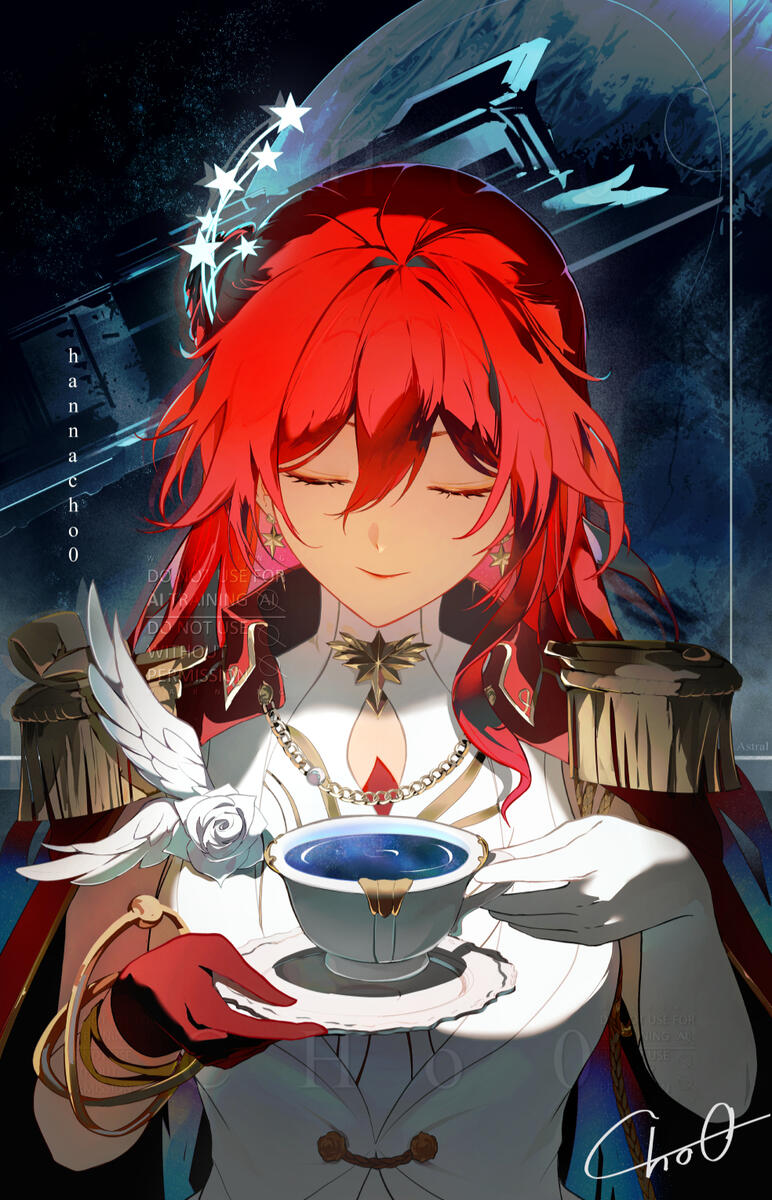A cosmic cup of coffee - Himeko Nova Fanart A cosmic cup of coffee - Himeko Nova Fanart